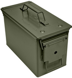 Metal Ammo Box - New - Olive Green