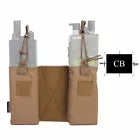 Emerson MBITR Radio Accessory Pouch Magazine Carrier for JPC AVS - Coyote Tan NEW