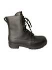 Black Leather Assault Boot UK 13