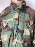 Coat Cold Weather M-65 BDU Field, Camouflage Pattern, Medium Short (82)