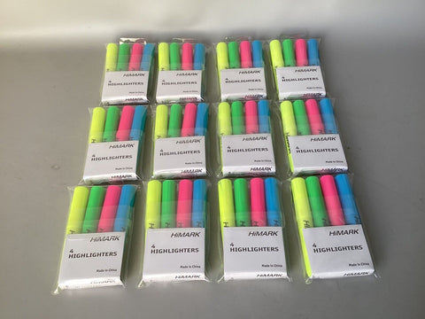 Himark Hi-Glo Highlighters 12 Packs