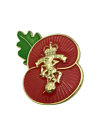Royal Electrical Mechanical Engineers REME Poppy Pin Badge