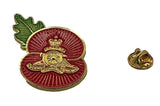 Poppy Pin Badge Royal Artillery