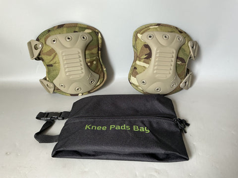 Virtus Hard Shell Knee Pads with Storage Bag