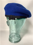 Signals Regiment Royal Blue Middle East Beret size 6 7/8th Fabric Band NEW