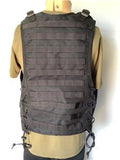 CQC Aztec Police Issue Tactical Molle Vest - Black - New