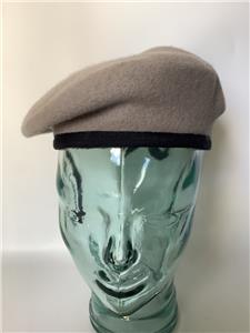 Oman Armed Forces Light Grey Beret size 7 Fabric Headband NEW