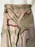 US Army Issue Trousers Three Colour Desert Camouflage - Size Small Long USGI